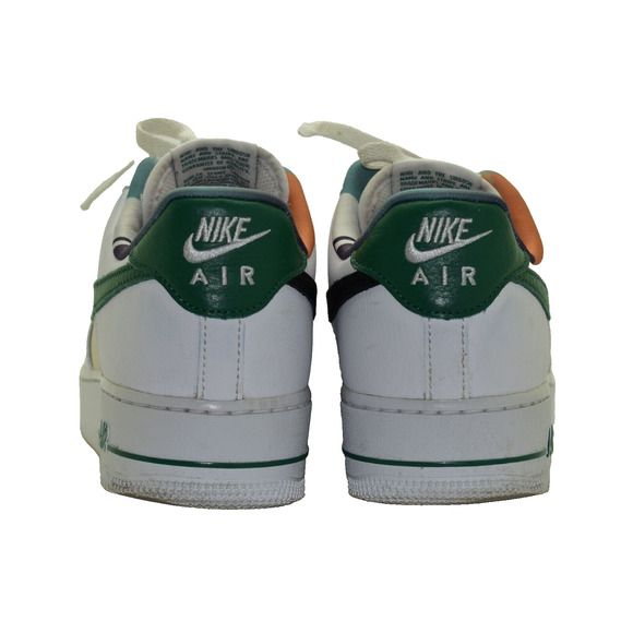 B5 Auth NIKE AIR FORCE 1 '07 LV8 EMB Wht/Malachite-Pearl Shoes DM0109-100 Size 9 - Picture 6 of 11